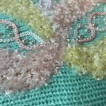 Jaclyn Smith Vintage  Fairy Granny Core Knitted Pastel Beaded Sweater Photo 3