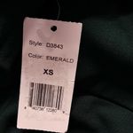 Alexia Admor  Jumpsuit Womens Size Extra Small XS Green V-Neck Ankle Cropped Photo 4