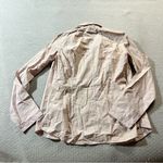 Massimo Dutti  Mauve pink washed pinstripe 100% Cotton Button Down Blouse Small Photo 6