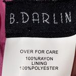 B Darlin NWT B.DARLIN WO JUNIOR SIZE 11/12 PINK MINI DRESS OPEN TIE BACK W- ZIPPER Photo 1