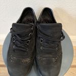 Mephisto Mobils Liria Women's Ergonomic Sneakers 8.5 Black Suede And Gunmetal Photo 4