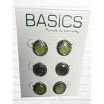 Croft & Barrow  Earring Set Basics Green Studs‎ Posts Earrings Photo 2