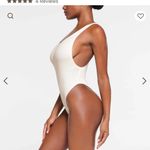 SKIMS NWOT  Cotton Rib Picot Tank Bodysuit Photo 1