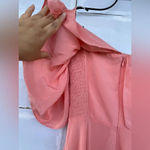 Amanda Uprichard  Delilah coral  Off Shoulder Silk Dress medium Photo 6