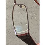 MIZYAKE Japan 4911 Brown Burgundy Red Half Rim Eyeglasses Frames ONLY Photo 10