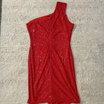 Red shimmer dress size L Size L Photo 13