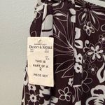 Danny & Nicole  Brown and White Floral A-Line Skirt, size 8 (1 piece) Photo 10