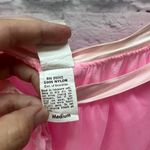 Vintage Julius Nylon Sheer Overlay Nightgown Pink Short Sleeve Size M 70s Size M Photo 6