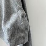 Reformation Gray Garrett Cashmere Cropped Sweater L Photo 7
