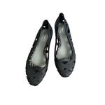 Melissa x Jason Wu Black Sculpted Ballet Flats Size US 7 Photo 6