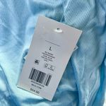NWT Baby Blue Short Sleeve Bodysuit Size L Scoop Neck Bodysuit Size L Photo 3