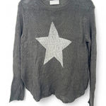 Wooden Ships Anthropologie L slouchy star Sweater Knit Pullover Crewneck Women Photo 0