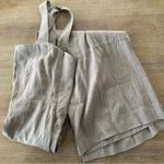 Theory  Linen Blend Brown Jumpsuit Romper Photo 2