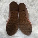 Lucky Brand Hipsta Open Toe Leather Wedge Sandals Tan Brown Size 7.5 Photo 5