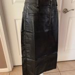Anthropologie NWOT Pilcro Faux Leather Moto Midi Skirt Photo 6