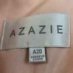 Azazie  Hadley a-line pleated chiffon short dress in Pearl Pink Photo 6