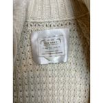 Old Navy Vintage Chunky Wool Knit Zip-Up Ivory Sweater Cardigan Medium Photo 4