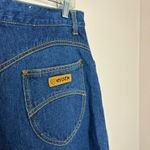 Vintage 90s Gitano blue denim mini skirt fitted grunge boho festival 10/12 Photo 2