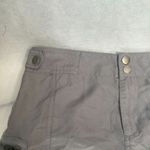 Ann Taylor Loft Heather Gray Casual Utility Cargo Skirt Size 6P Photo 2