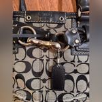 Coach Signature Hampton Black Handbag Tote Photo 12