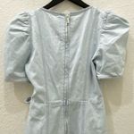 Kate Spade NJMUA508 Denim Wrap Dress Size 0 Bleached Indigo Midi Dress NWT Photo 7