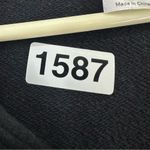 Venus Pullover Hoodie Pearl Sleeve Sweatshirt Womens Medium Black Photo 8