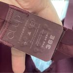 CUUP Demi Bra Burgundy (size 36e) modern tshirt comfy casual everyday Red Photo 2