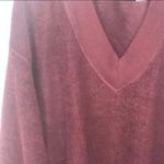 Urban Outfitters  BDG Size XS Deep V Neck Burgundy Sweatshirt Photo 1