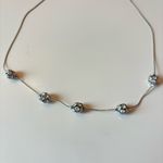 Lia Sophia  silver cluster necklace Photo 2