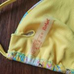 Romwe  Yellow Floral Chic Feminine Festival Dainty Summer Bikini Set Size Medium Photo 3