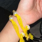 Indian Wedding Mehandi Gaaney Maiyan ceremony Haldi ceremony Dholki Wristband Gold Photo 4