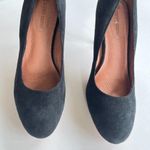 Corso Como Womens Pump Block Heels Black Suede Round Almond Toe Size 7.5 Comfort Photo 1