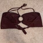 Matte Collection Swim | High Cut Brown Bikini Set Photo 4