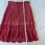 margaret o'leary Red Margaret O’Leary crochet skirt Photo 7