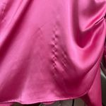 ZARA  hot pink satin dress Photo 2