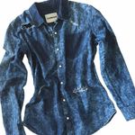 LF new Carmar ✶ Destroyed Denim Button Down BD Shirt ✶ Chambray Mineral Wash ✶ Photo 2