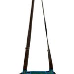 Handcrafted
Jawaja Leather Bag with Cloth Woven Patch Blue Photo 7