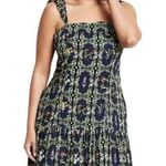 Agua Bendita NWT  x Target Women Dress Sleeveless Tile Floral Flutter Mini 1X Photo 0
