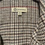 Democracy Womens Medium Plaid Wrap Dress Boho Chic Sweater Vest Photo 2
