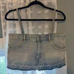 ZARA  Denim Crop Top Photo 0