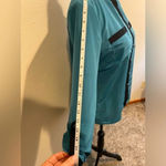 Elementz  button up small blouse. Teal and black Photo 1