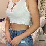 Brandy Melville Diamond White Tank Top Photo 1