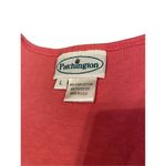 Patchington Basic Wide Strap Tank Top Summer Beach Vacation Coastal Pink Size L Photo 5