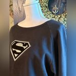 Vintage Black Superman Logo Sweatshirt size M Size M Photo 1