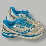 Saucony  Ride 5 Running Shoe Athletic Sneaker White Turquoise Accent Shoes Size 7 Photo 1