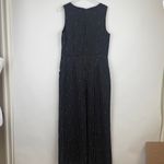 Karl Lagerfeld  Paris Black White Polka Dot Hearts Wide Leg Sleeveless Jumpsuit 6 Photo 6