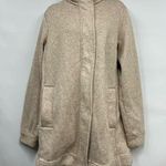 Lands' End Full Zip Sweater button up Jacket Size m/t 10-12 Photo 0