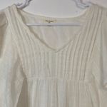 World Market Ivory Ruffle Sleeve Mini Dress White Size undefined Photo 2