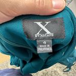 XScape Teal Blue Ruffled One Shoulder Ruched Mini Dress Womens 4 Formal Bodycon Photo 6