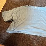 Splendid  xs blue crop top oversized Photo 2